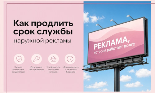 Как продлить срок службы наружной рекламы в  Асбесте