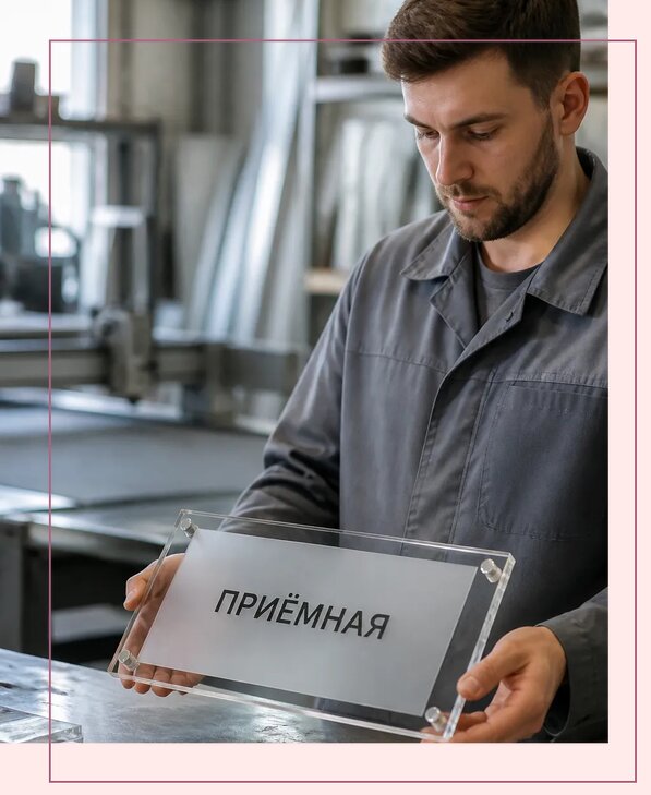 Таблички из оргстекла на заказ в Асбесте от 3942 р. | Аванза-Сбс