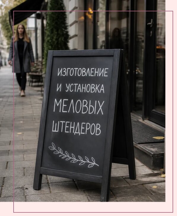 Меловые штендеры в Асбесте по цене от 6570 р. | Аванза-Сбс